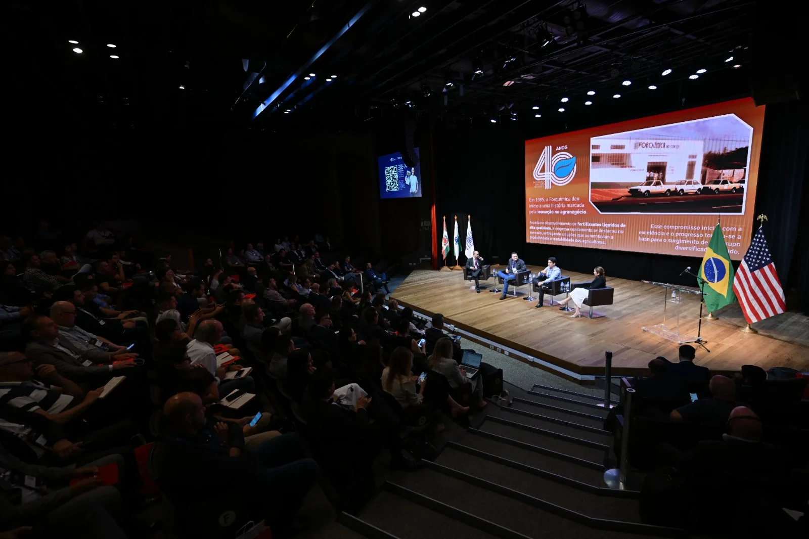 Registro de produção em evento